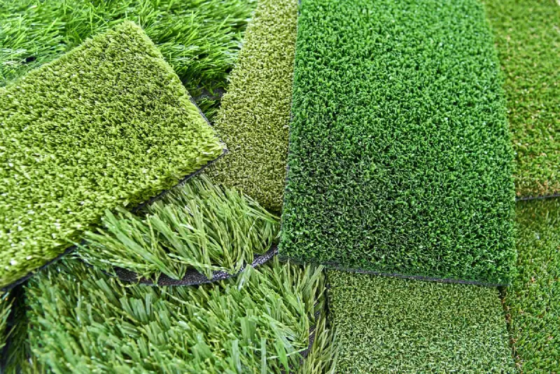 Pieces of artificial turf
