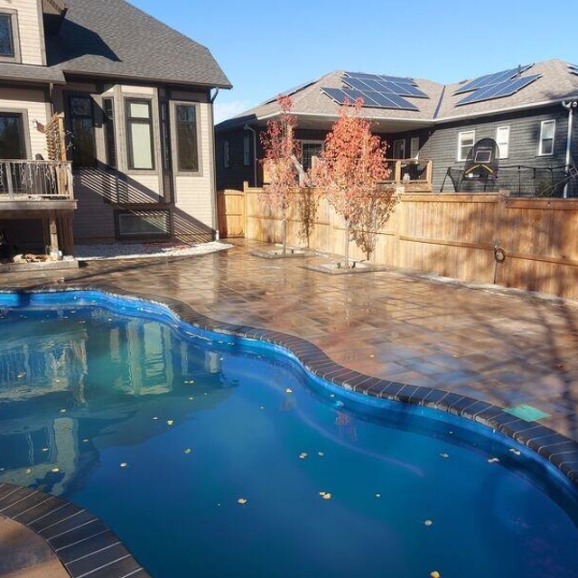 Backyard pool