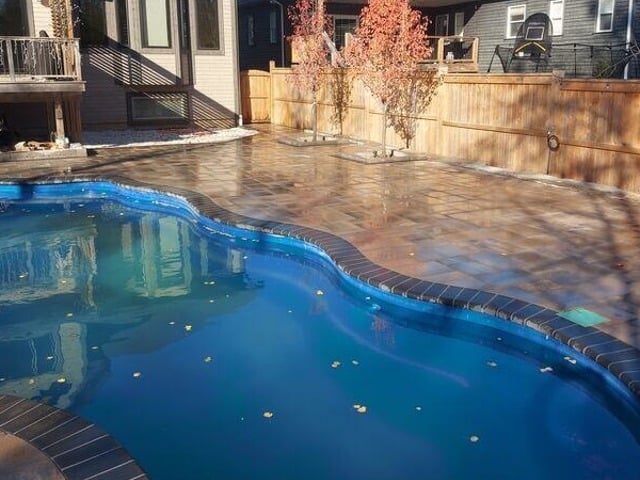 Backyard pool
