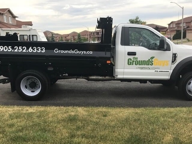 Display of The Grounds Guys Vehicle