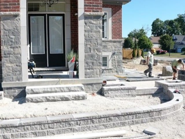 Front Entrance Install