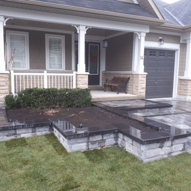 Front Porch and Garden Walls