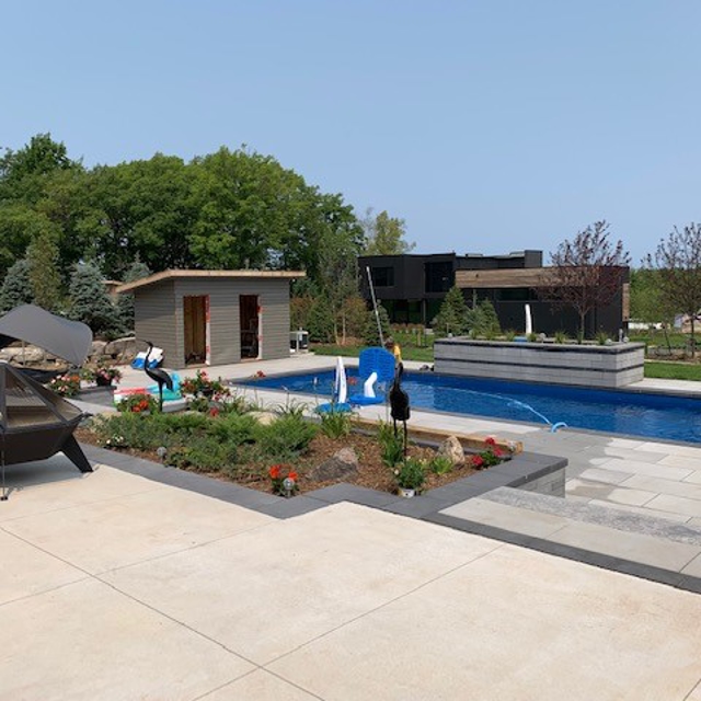 Pool and Hardscape Install