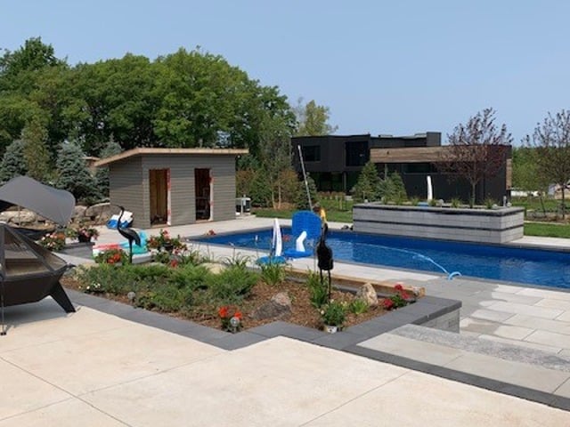 Pool and Hardscape Install