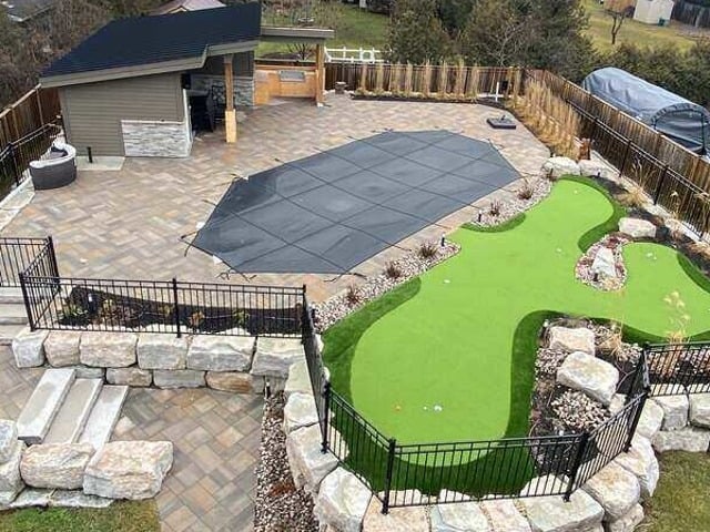 Pool and Hardscape Install