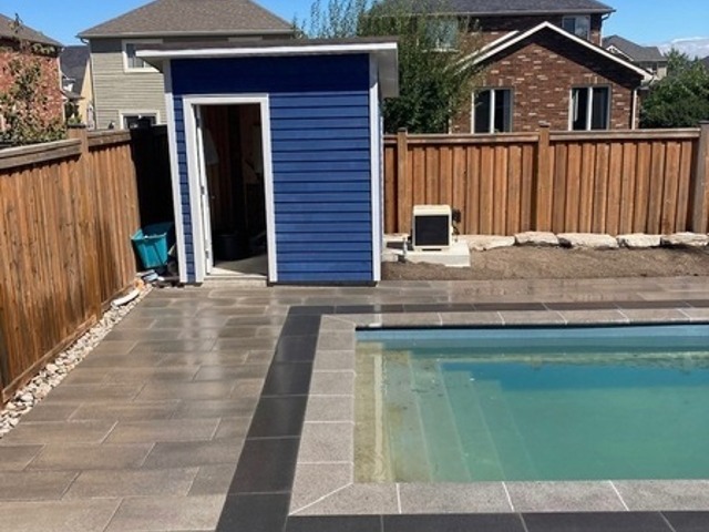 Pool and Hardscape Install
