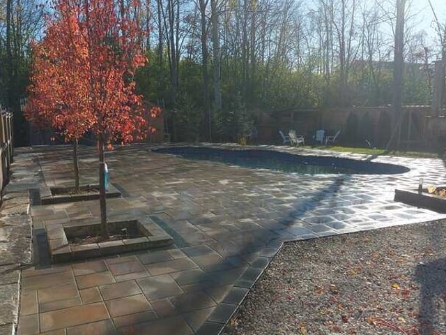 Pool and Hardscape Install