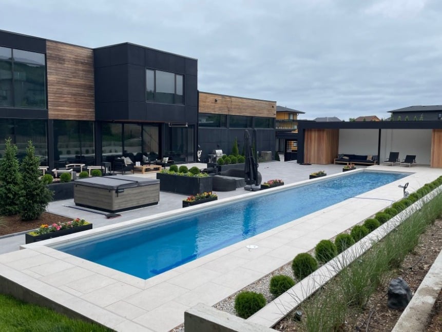 Pool and Hardscape Install