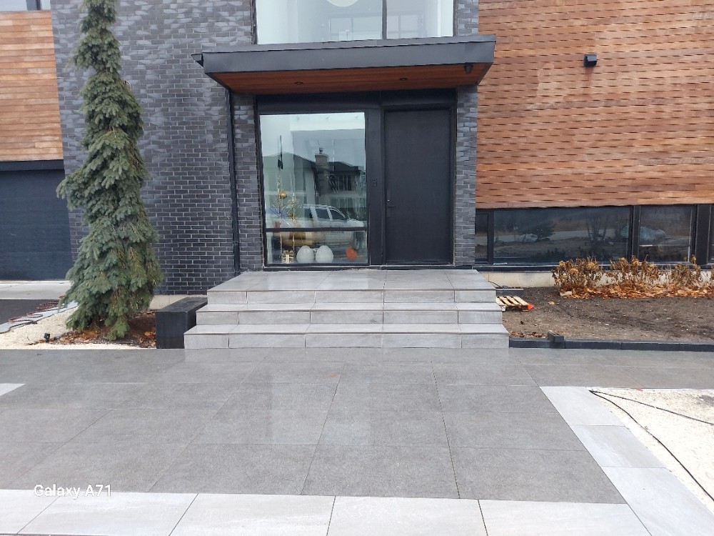 Porcelain Front Entrance Install