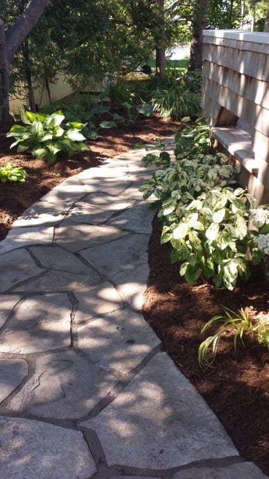 Stone pathway